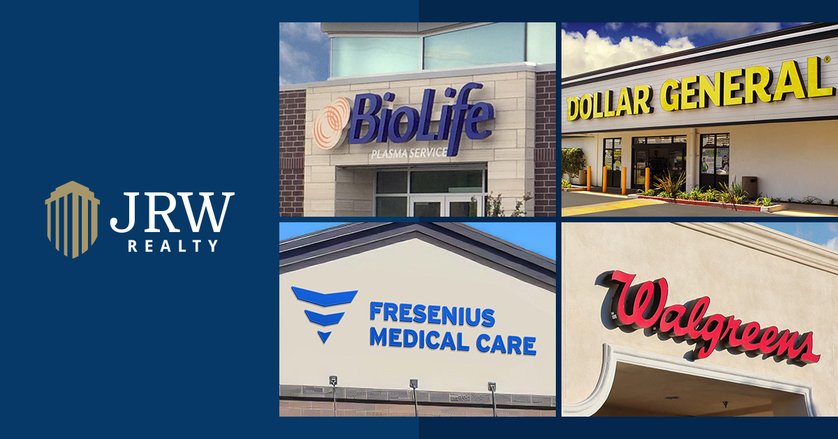 JRW Realty Sources Over 85.2 Million of NetLeased Property in March