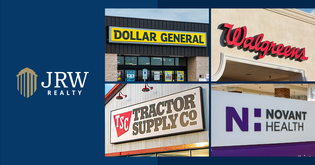 JRW Realty Sources 101 Million of NetLeased Property in February