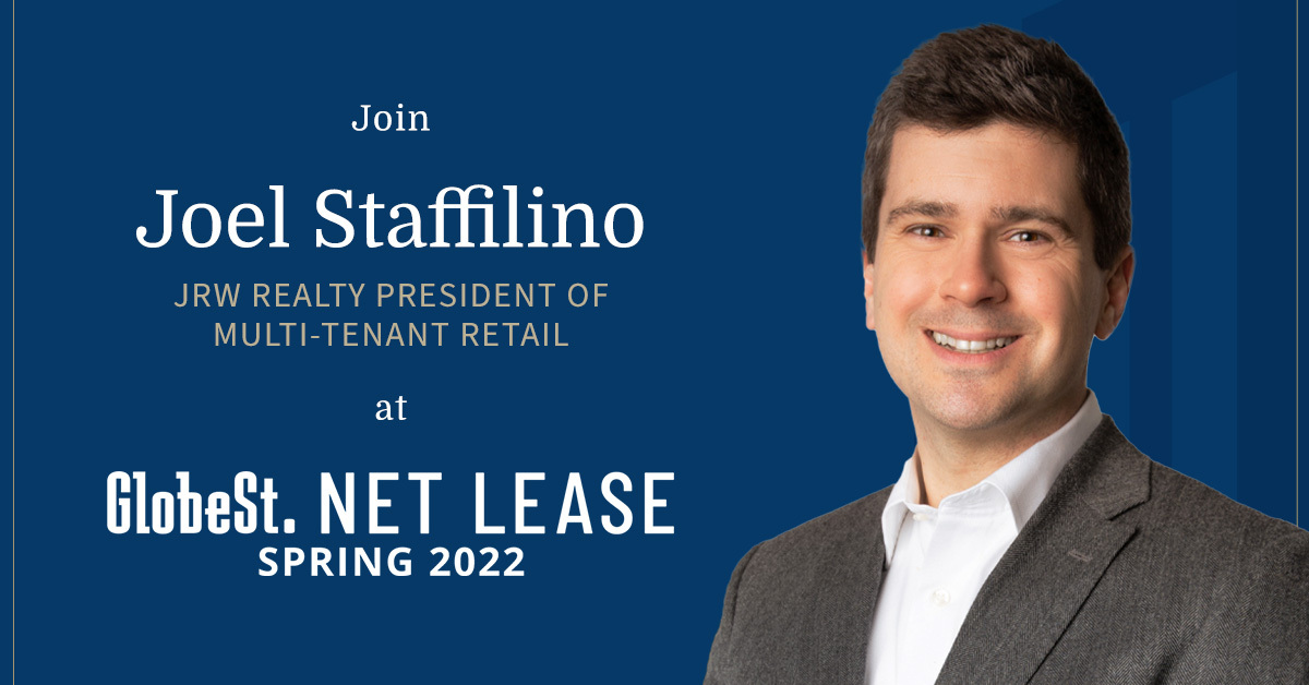 Connect With JRW Realty at GlobeSt. Net Lease Spring 2022